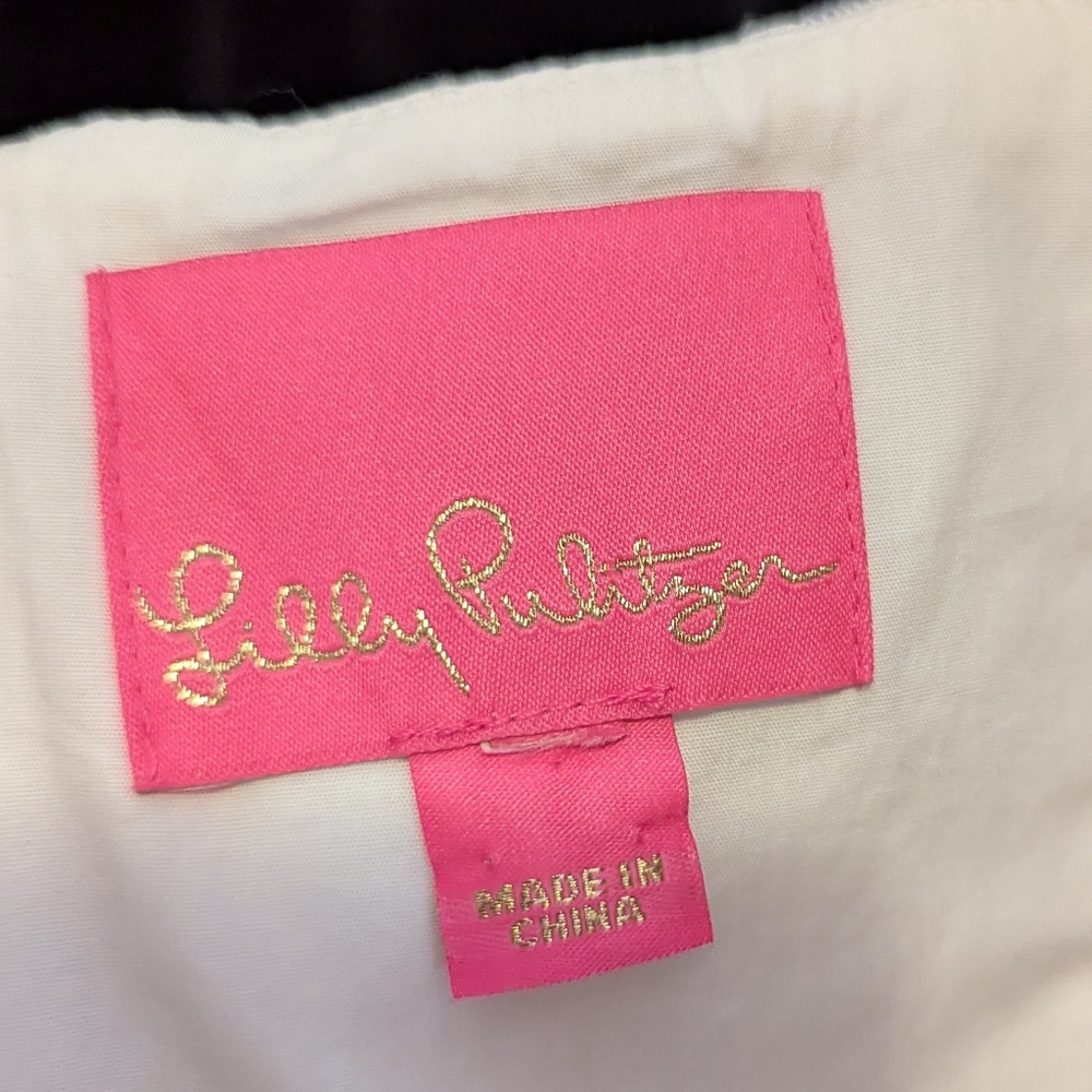 Lilly Pulitzer White Eyelet Sundress Graduation, Party, Bust 37"-38" Size 10? - Picture 10 of 10